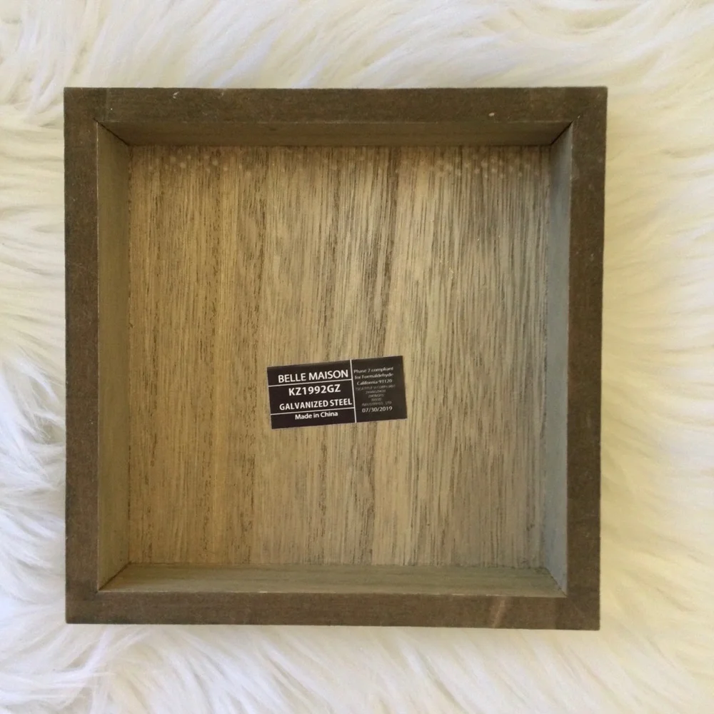 New Christmas Decor Wooden Caption Box Wall Hanging Plaque Grandma Santa Claus
